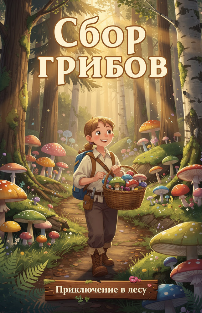 Сбор грибов: Приключение в лесу