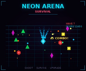 Арена Выживания - Geometry Wars Style