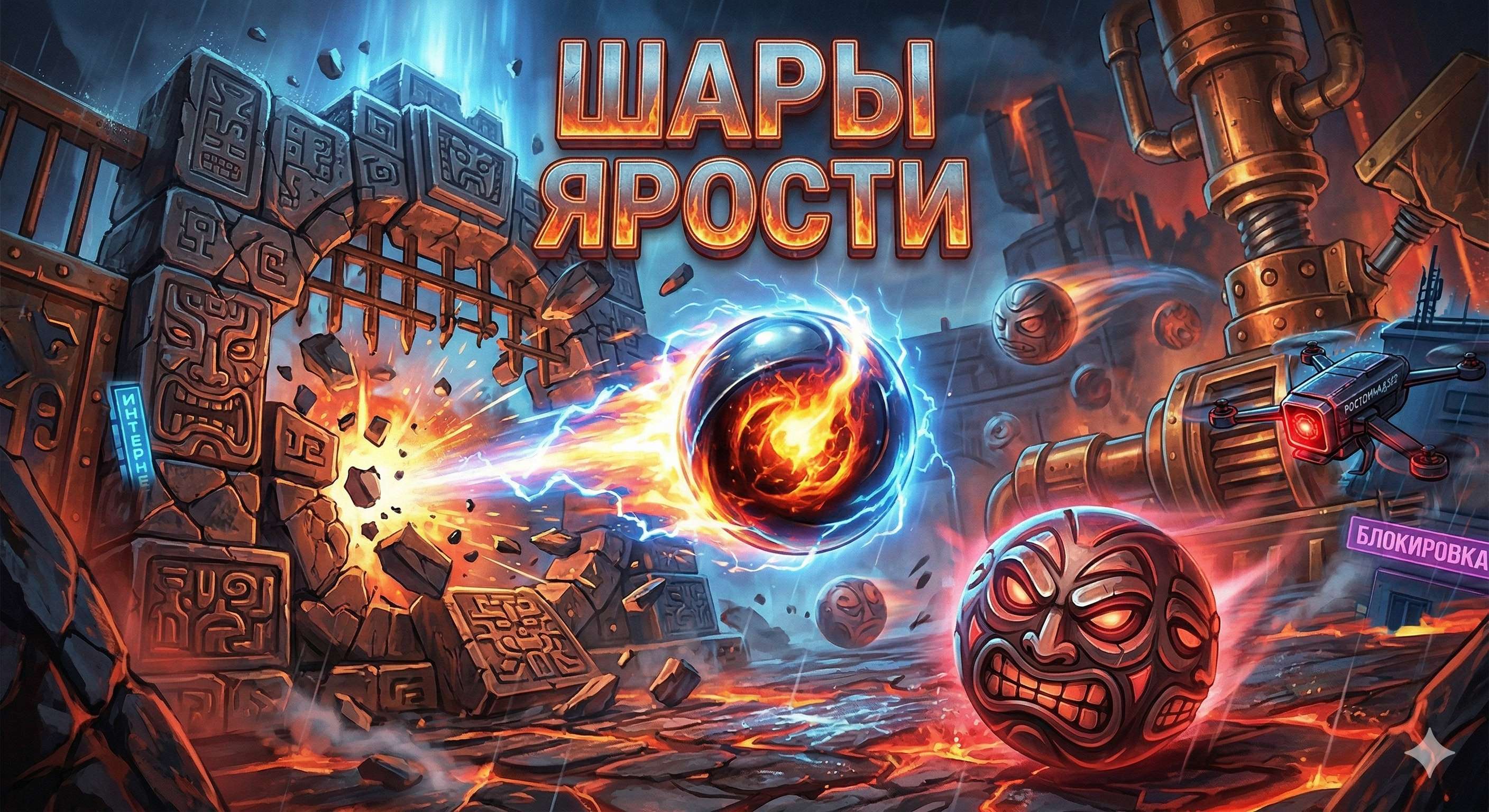 Шары ярости!